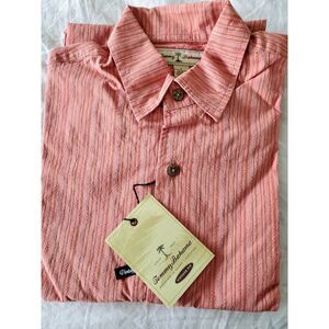 Tommy Bahama Wasabi Wave Vintage Button Up Men's SS Shirt S New w Tags